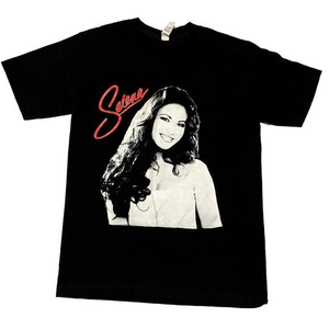 SELENA BLACK T SHIRT SIZE MEDIUM MENS‎ C1